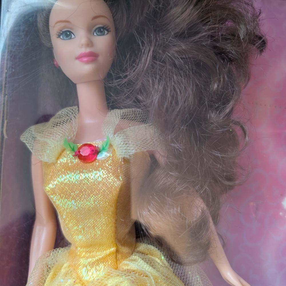 Vintage Authentic Mattel 2002 Disney Princess Flutter Fantasy Belle Doll image 3